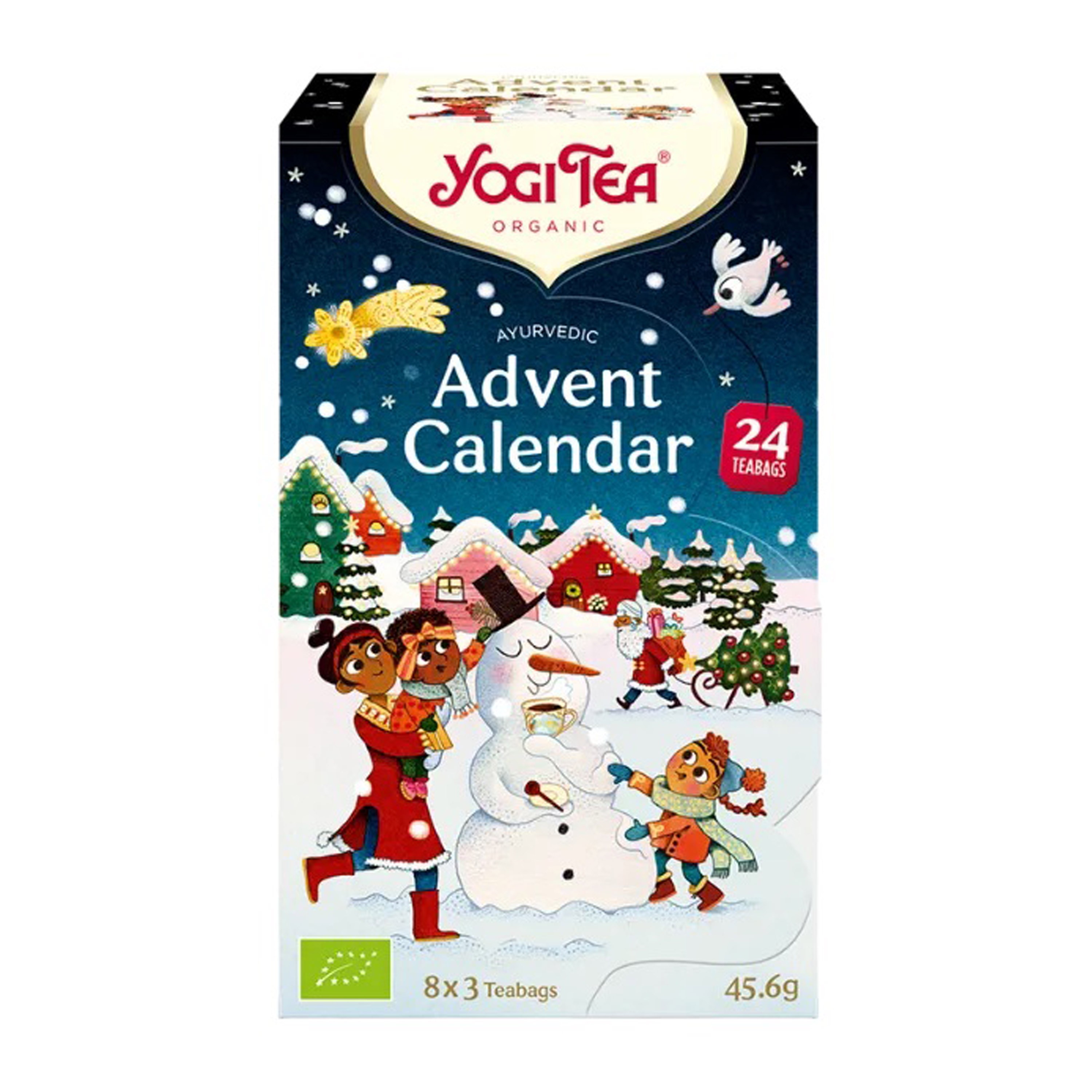 Oferte la Selectie de ceaiuri bio de Craciun, Calendar Advent, 24 pliculete, 45.6g Yogi Tea