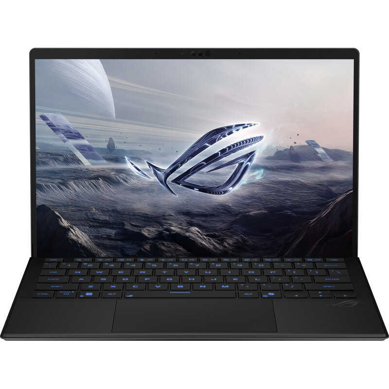 Laptop Gaming ROG Flow Z13 GZ302EA cu procesor AMD Ryzen AI MAX+ 395 pana la 5.1GHz, 13.4'', 2.5K, WQXGA, IPS, 180Hz, Touch, 32GB LPDDR5X RAM, 1TB SSD, AMD Radeon Graphics, Windows 11 Pro, Off Black
