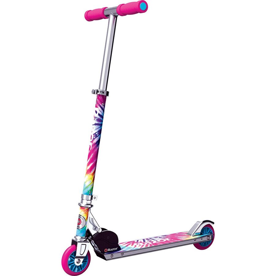 Oferte la Trotineta Copii A Tie-Dye Frana Spate +5ani Multicolor
