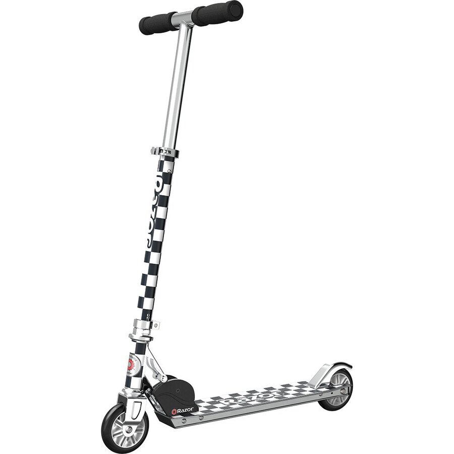 Oferte la Trotineta Copii Model A Pliabila +5ani 2 Roti 10cm Negru/Alb