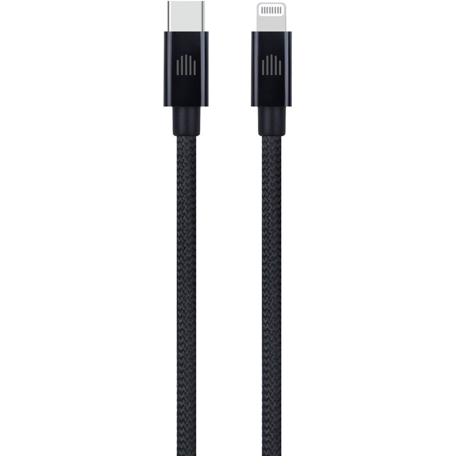 Oferte la Cablu de Date USB-C to Lightning Nylon Textile 0.25m Negru