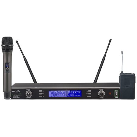 Oferte la Set microfoane UHF 16 canale 1 de mana + 1 tip casca BST UDR300