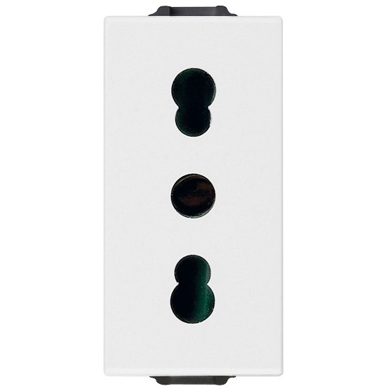 Oferte la Priza 1 modul standard italian Vimar Neve Up 09203, 2P+E 16A P17/11 alb