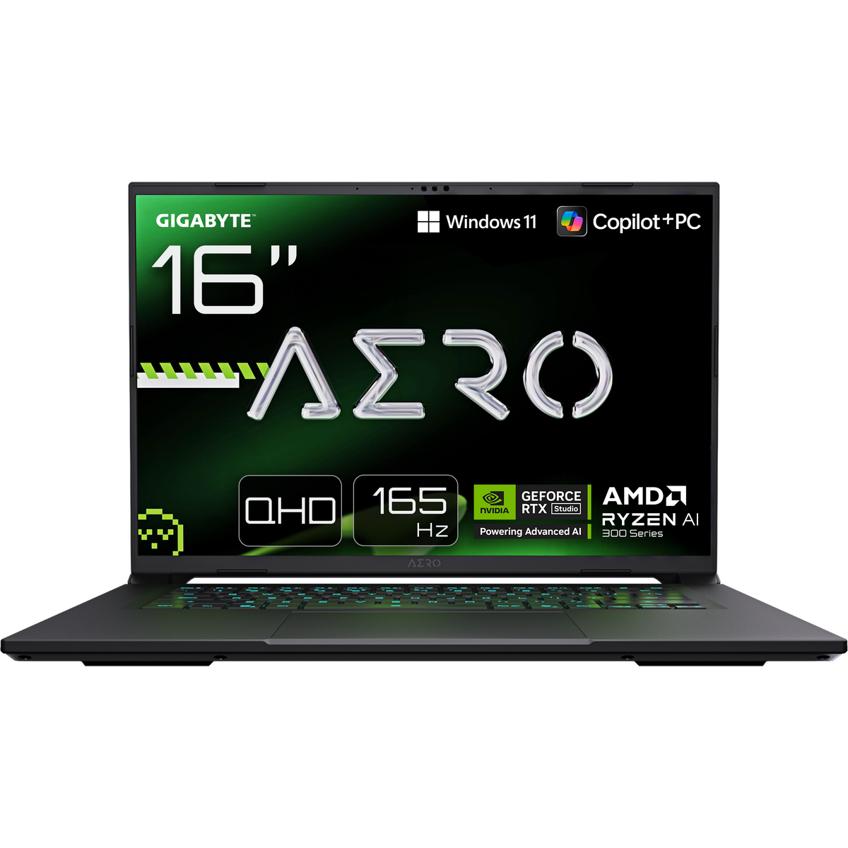 Laptop Aero X16 QHD+ 16 inch AMD Ryzen AI 7 350 16GB 1TB SSD RTX 5050 Windows 11 Home Grey