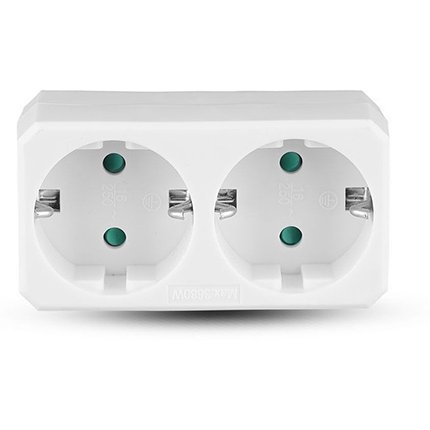 Oferte la Adaptor 2 prize 2X16A max 2300W V-TAC SKU-8783