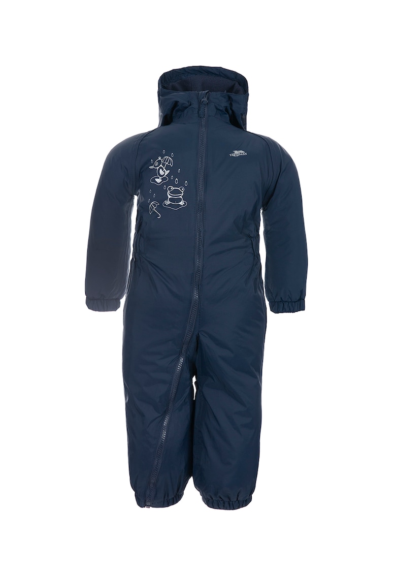 Oferte la Salopeta impermeabila cu gluga si vatelina Dripdrop - Bleumarin