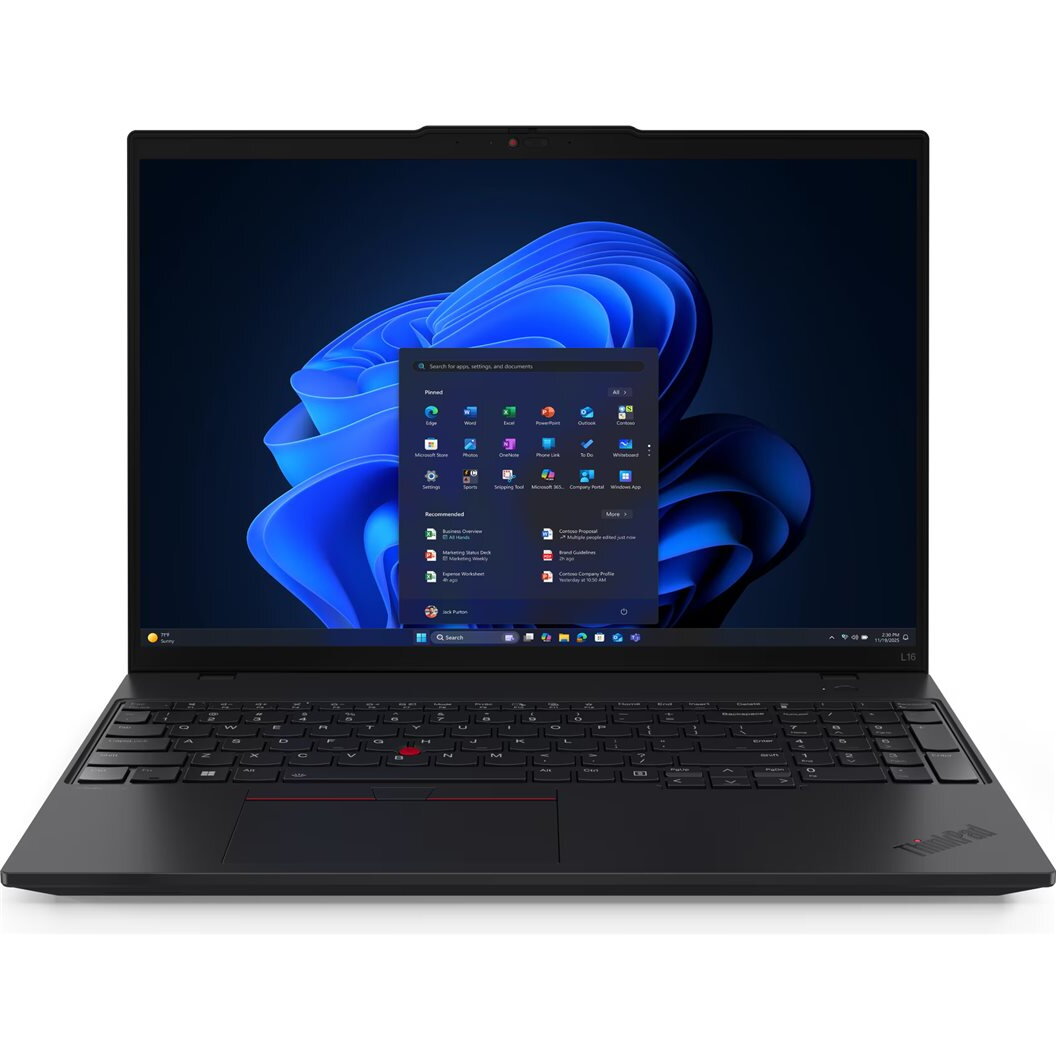 Laptop ThinkPad L16 G2 WUXGA 16 inch Intel Core Ultra 5 225U 16GB 512GB SSD Windows 11 Pro Black