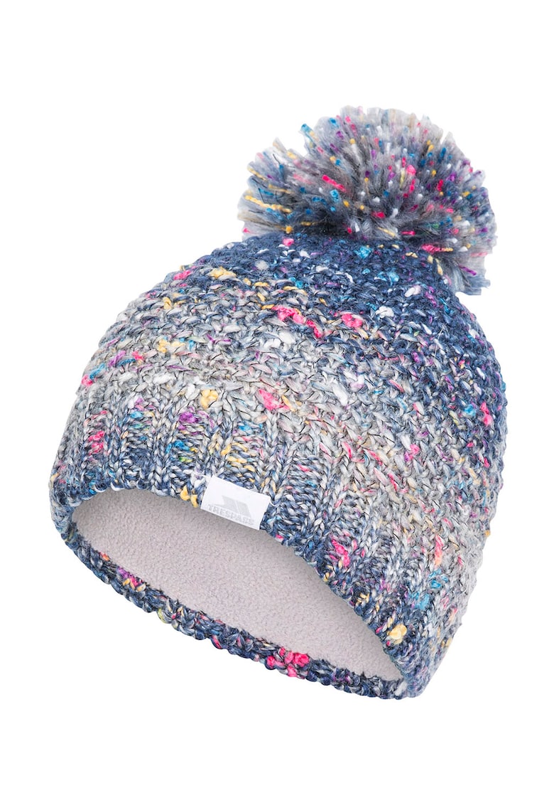 Oferte la Caciula cu ciucure Zabella - Gri/Roz/Bleumarin