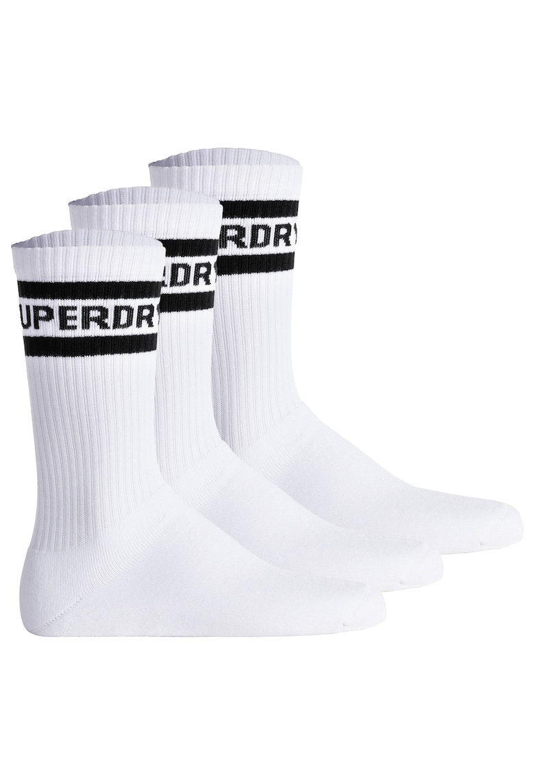 Oferte la Set de sosete lungi unisex Coolmax - 3 perechi - Alb