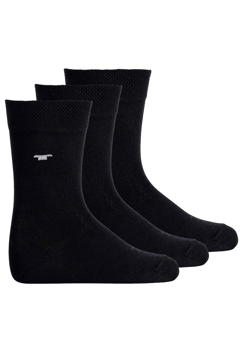 Oferte la Set de sosete scurte - 3 perechi - Negru