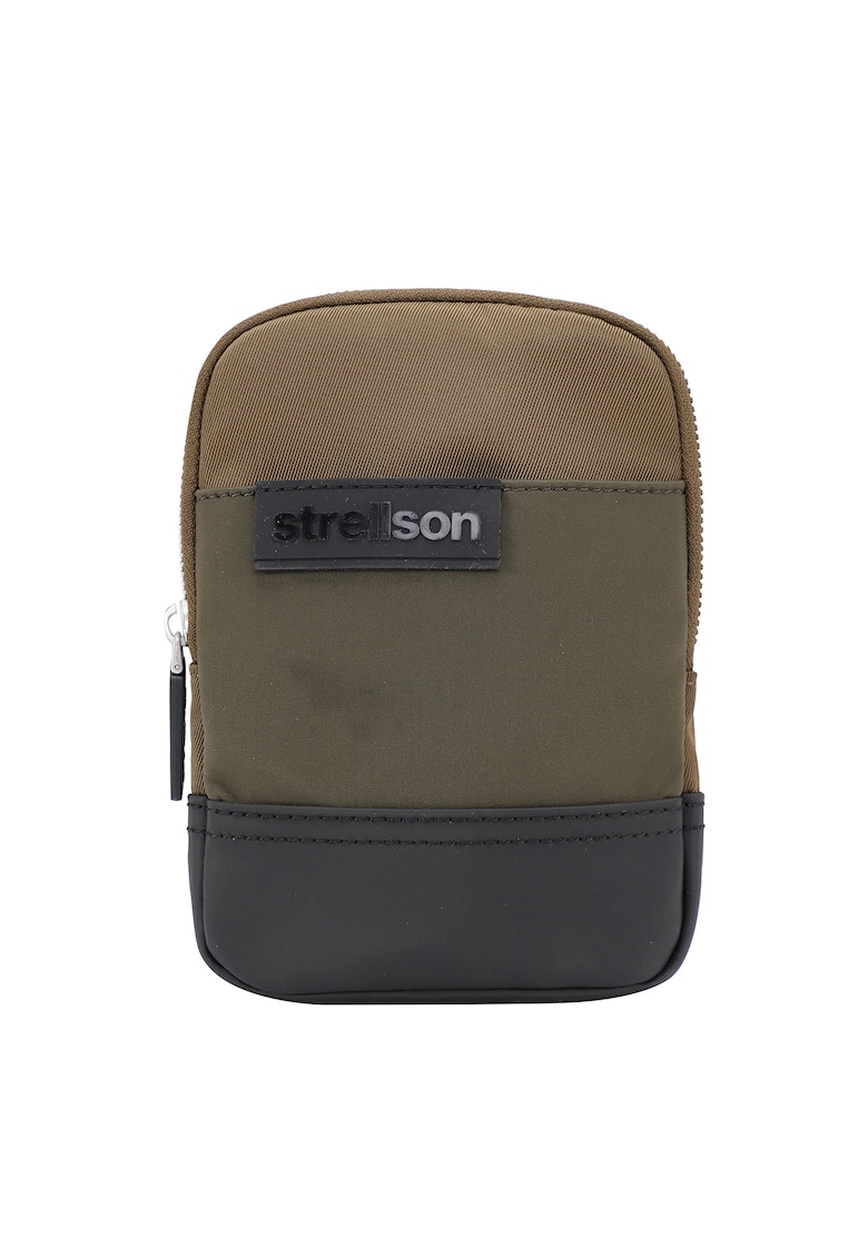 Oferte la Geanta crossbody cu model colorblock - Kaki