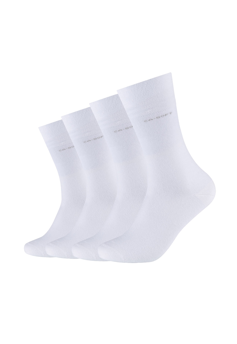 Oferte la Set de sosete lungi unisex - 4 perechi - Alb