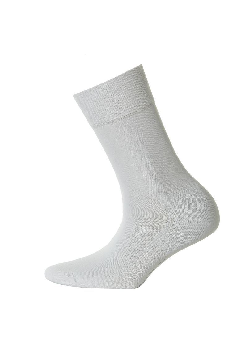 Oferte la Sosete lungi din amestec de bumbac - Alb