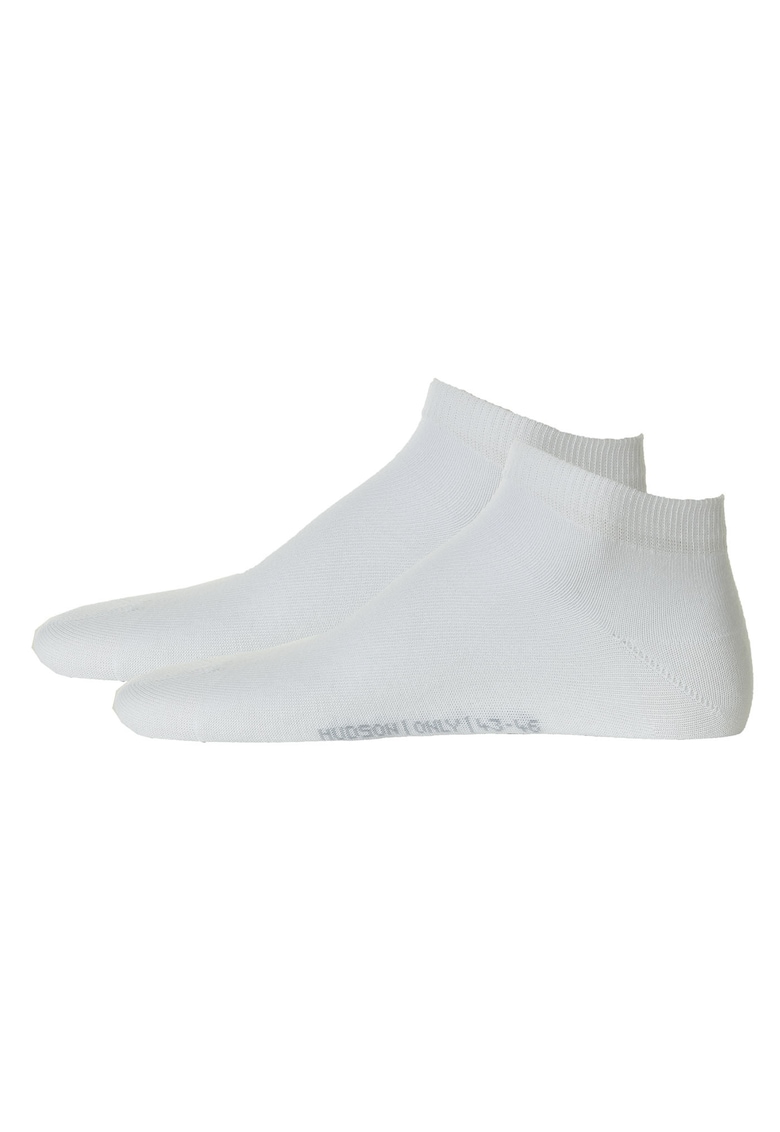 Oferte la Set de sosete pana la glezna cu model uni - 2 perechi - Alb
