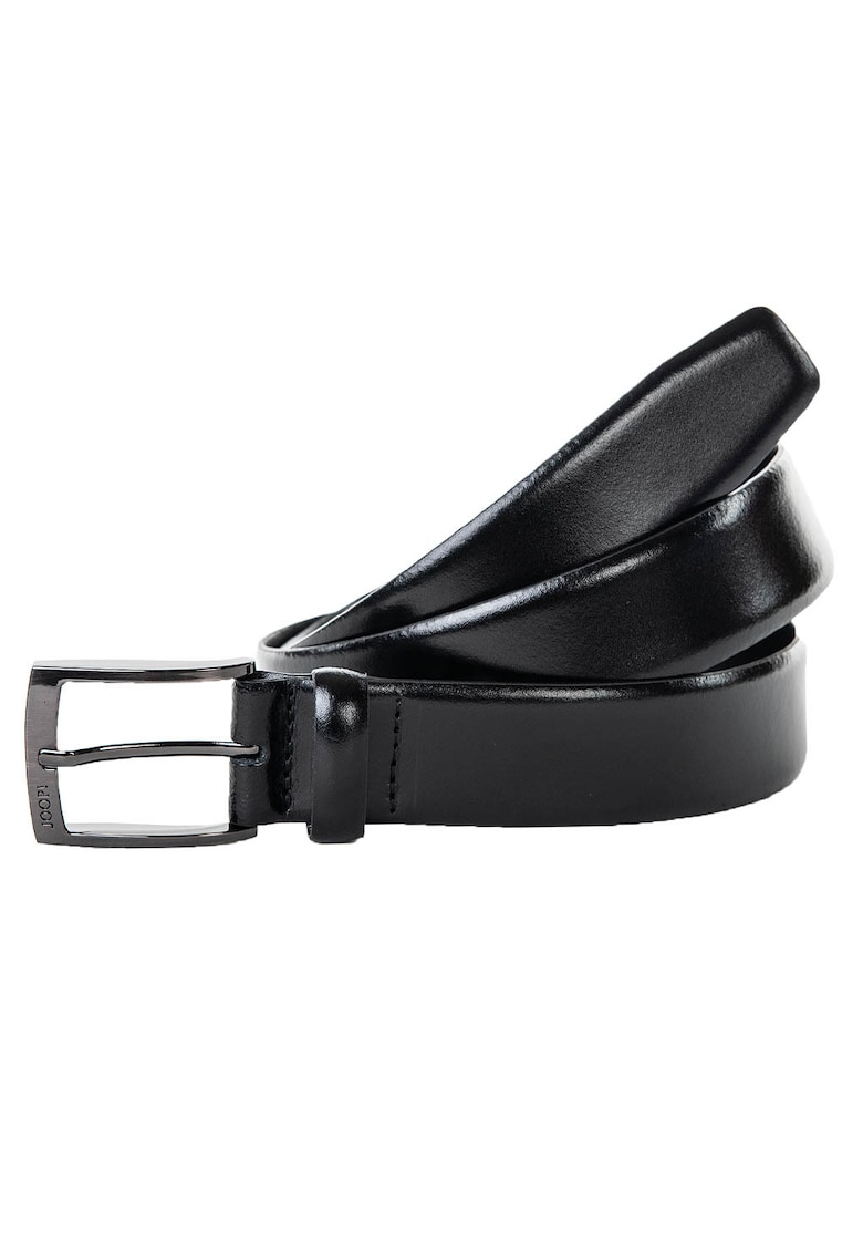 Oferte la Curea de piele cu catarama metalica - Negru