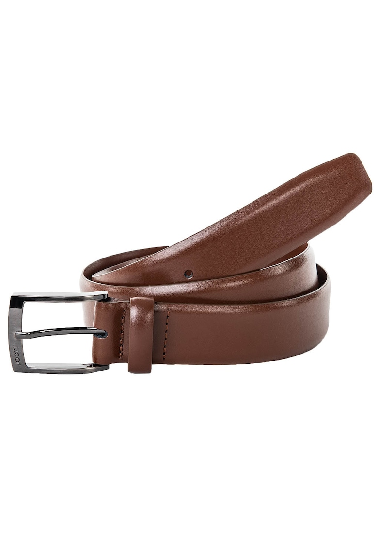 Oferte la Curea de piele cu catarama metalica - Maro