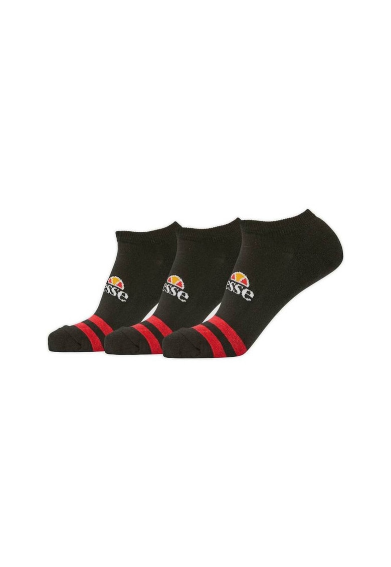 Oferte la Set de sosete unisex pana la glezna - 3 perechi - Negru