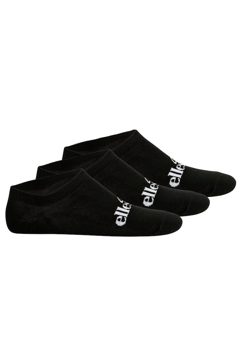 Oferte la Set de sosete unisex pana la glezna - 3 perechi - Negru