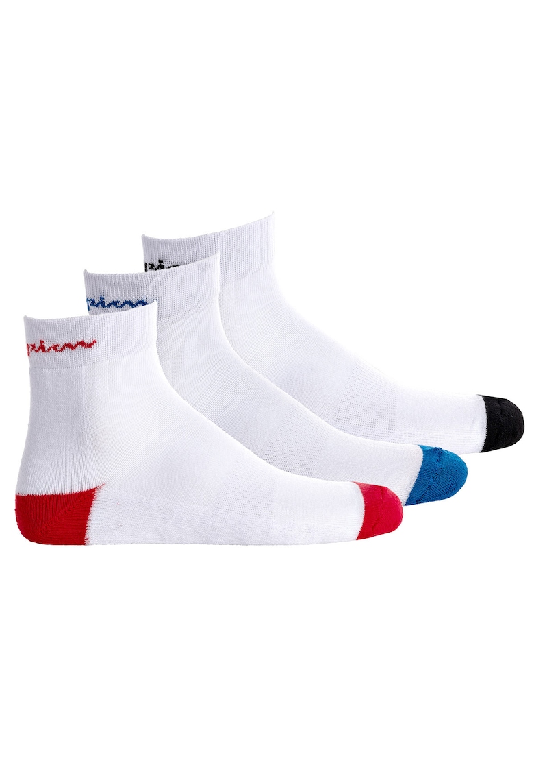 Oferte la Set de sosete scurte unisex - 3 perechi - Alb