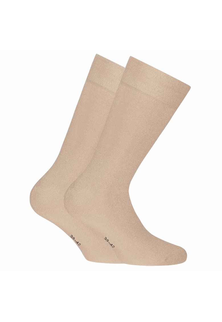 Oferte la Set de sosete unisex lungi -2 perechi - Bej