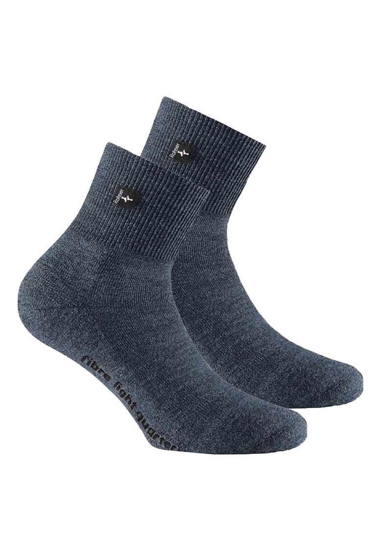 Oferte la Sosete scurte unisex din amestec de lana pentru trekking - Albastru