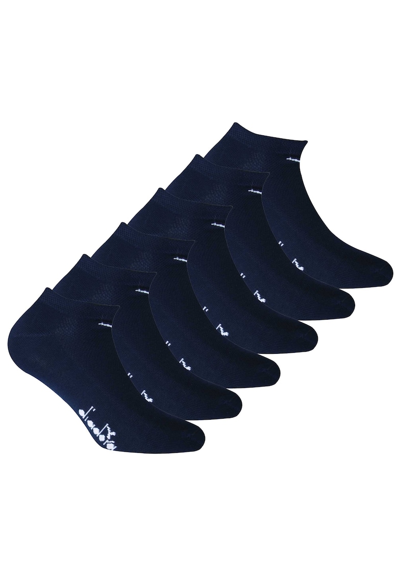 Oferte la Set de sosete unisex pana la glezna - 6 perechi - Albastru inchis