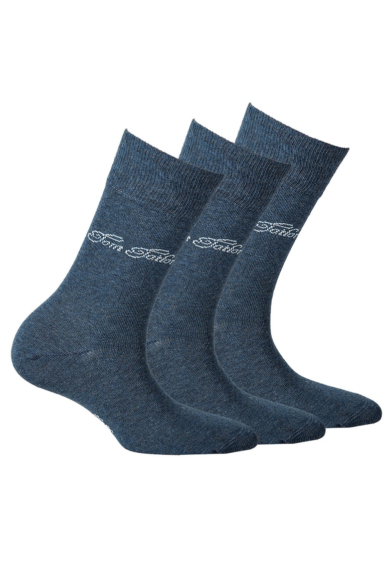 Oferte la Set de sosete lungi - 3 perechi - Albastru