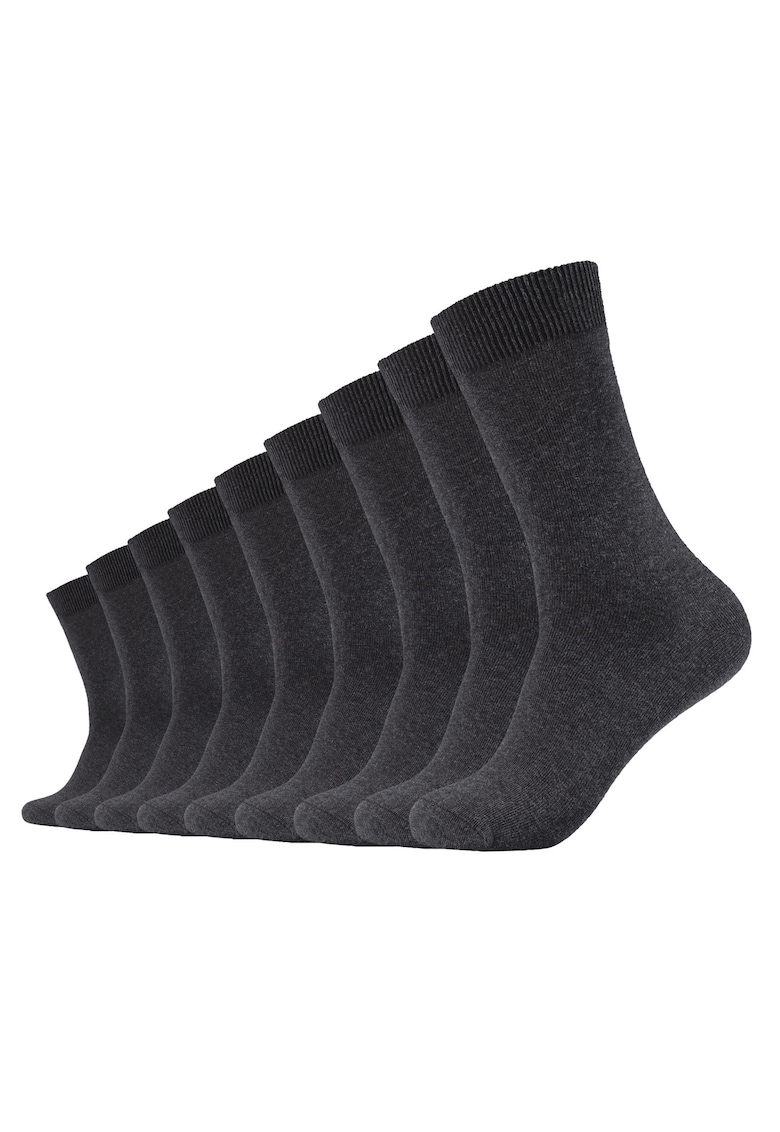 Oferte la Set de sosete unisex cu model uni - 9 perechi - Gri