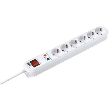 Oferte la Prelungitor 381.250KR Protectie copii 6 prize Schuko Intrerupator Cablu 1.5m Alb