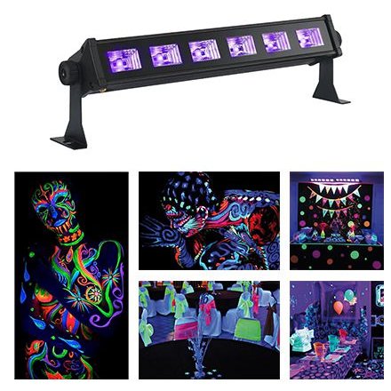 Oferte la LED bar UV 6 x 3W Ibiza Light LED-UVBAR6