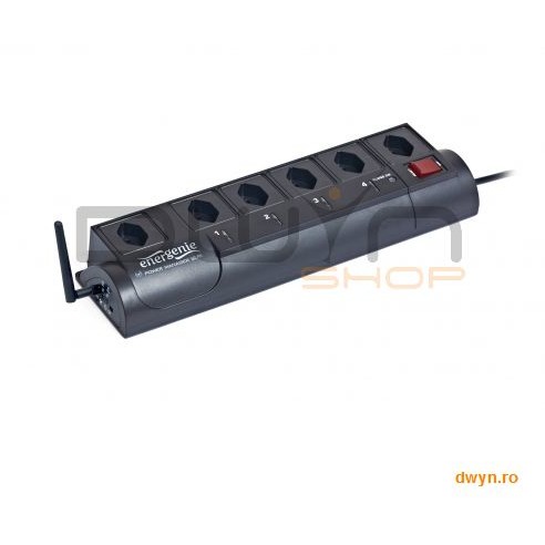 Oferte la Priza cu protectie, 6 prize, programabila, port USB, Energenie