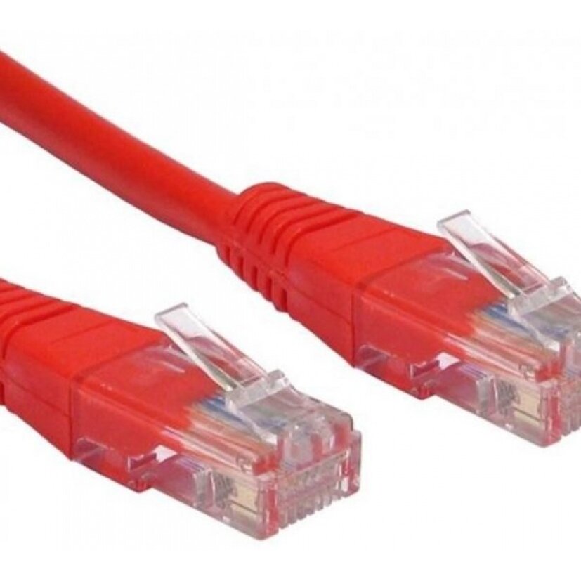 Oferte la PATCH CORD  UTP SPACER Cat5e,  0.5m,  rosu, SP-PT-CAT5-0.5M-R