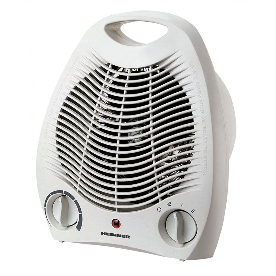 Oferte la Aeroterma Heinner HFH-L2000WH, 2 trepte de putere: 1000/2000W, indicator luminos “ON”, termostat reglabil