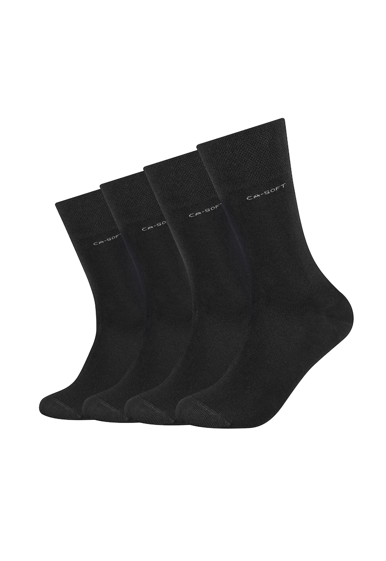 Oferte la Set de sosete lungi unisex - 4 perechi - Negru