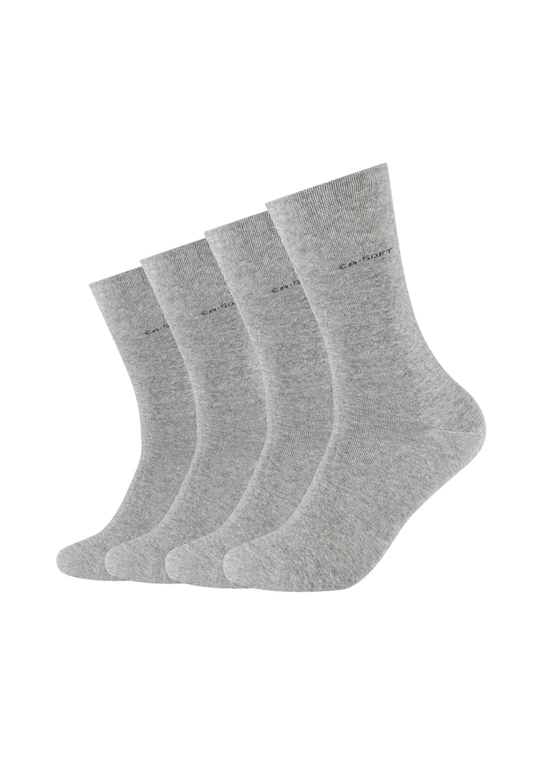 Oferte la Set de sosete lungi unisex - 4 perechi - Gri