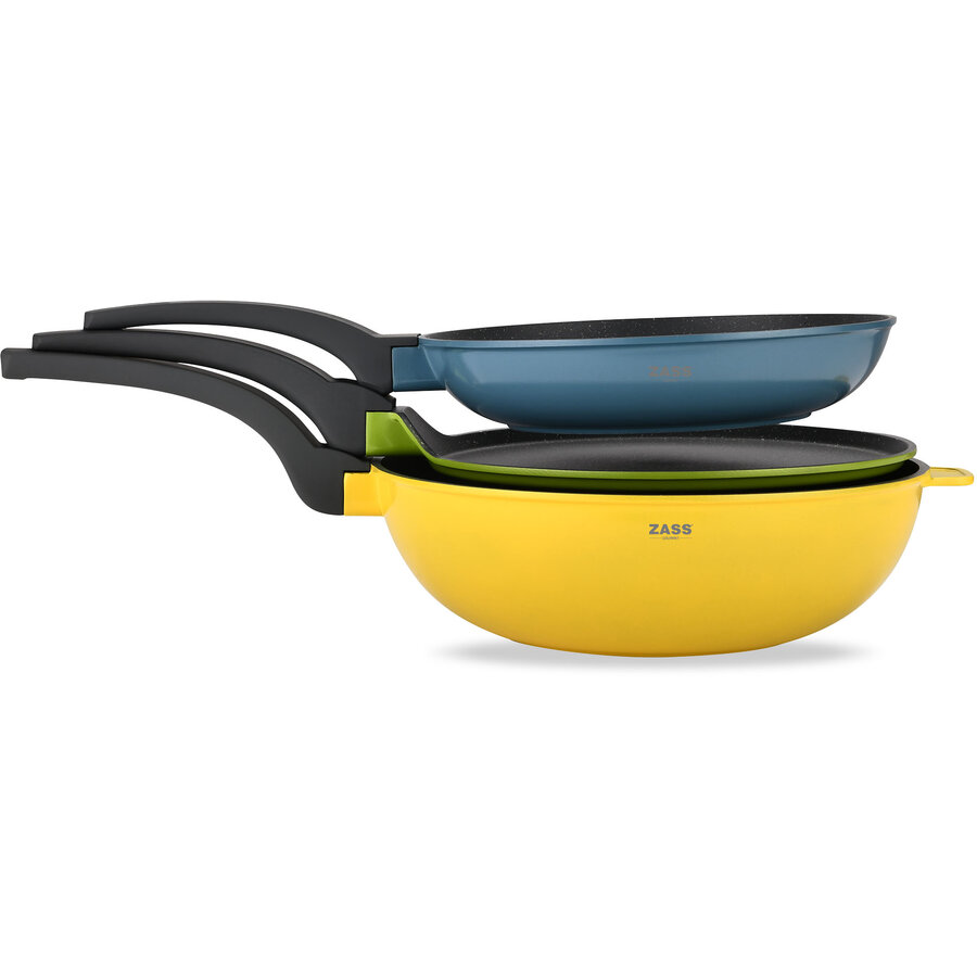 Oferte la Set 3 Tigai ZG-ACS 03 Antiaderente Aluminiu Multicolor