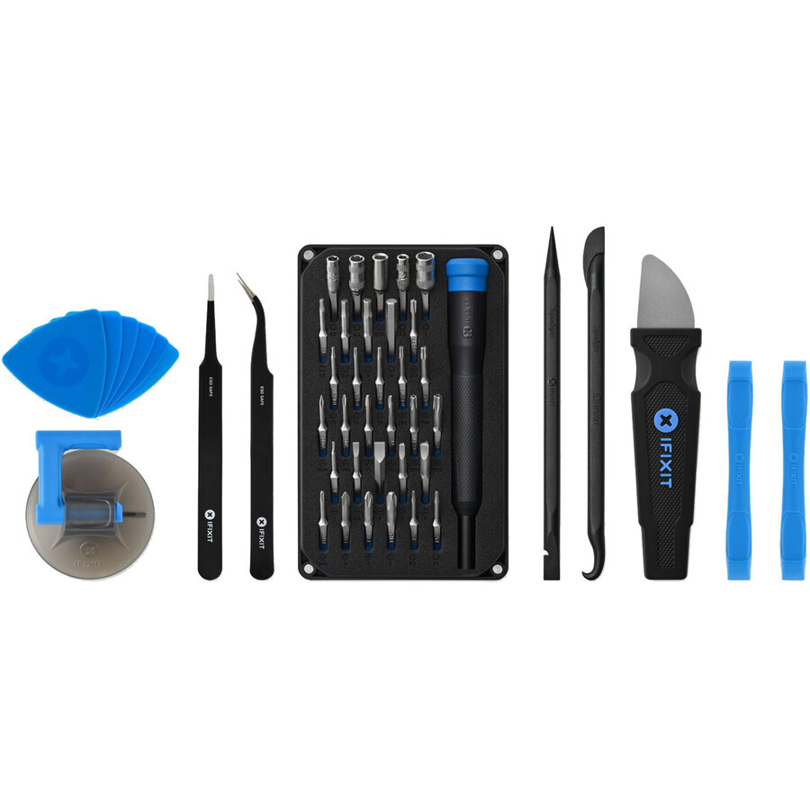 Oferte la Surubelnita Pro Tech Go Toolkit, 47-piece, tool set black/blue, for electronics repairs
