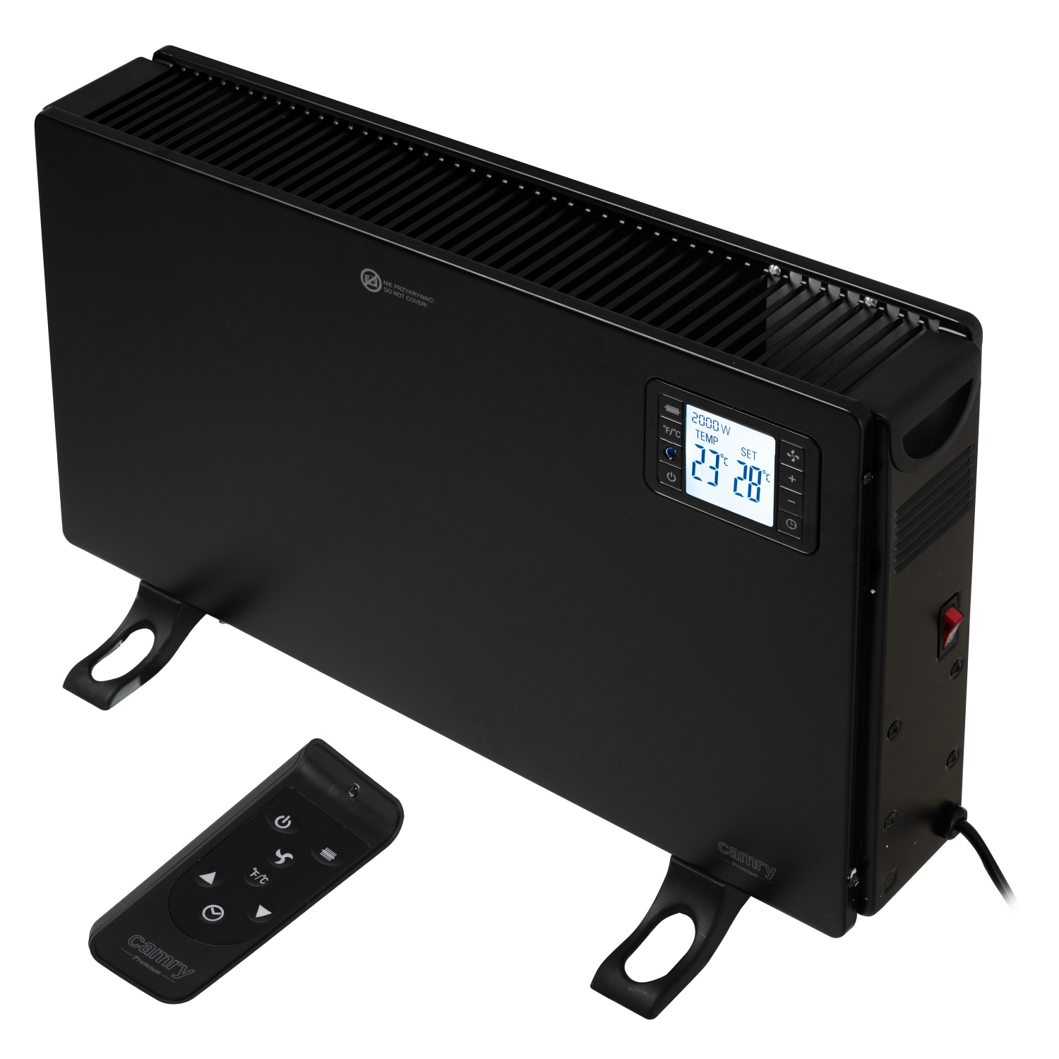Oferte la Convector electric Camry CR7739b, 2000W, 3 trepte temperatura, termostat, timer