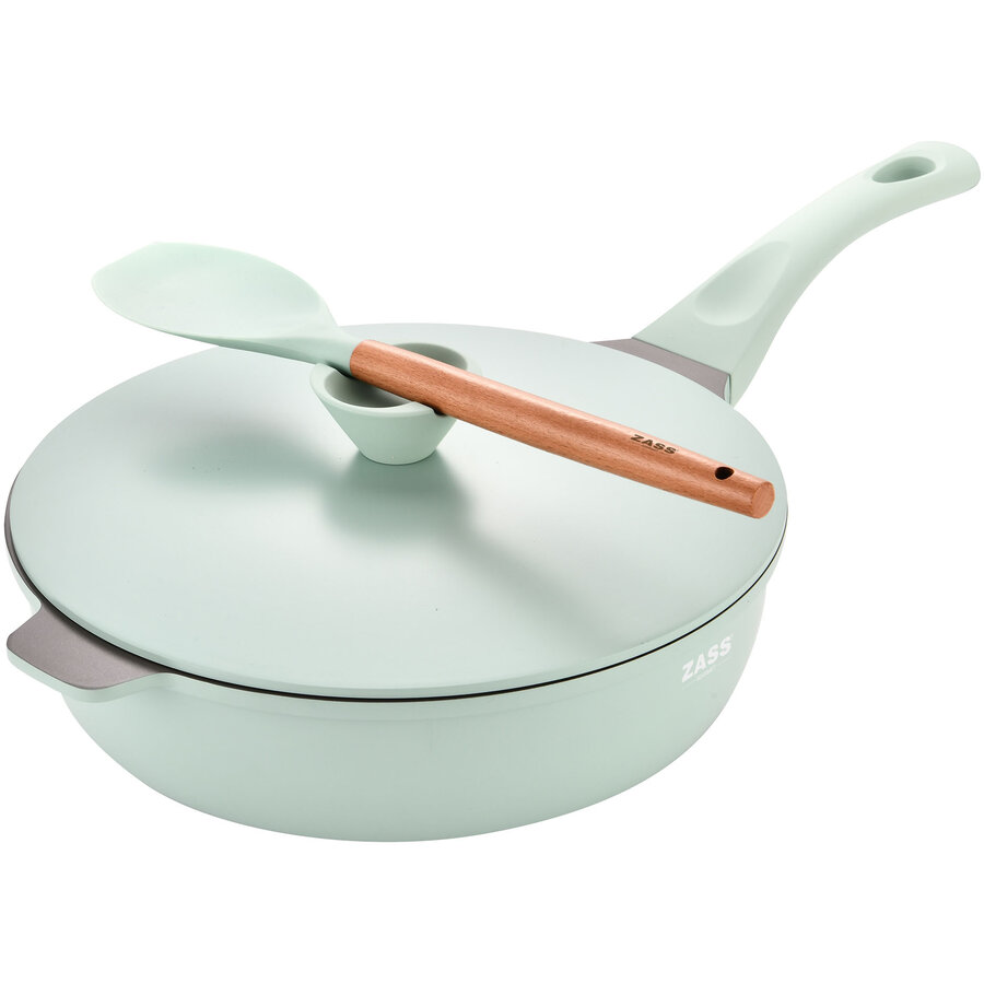 Oferte la Set Tigaie ZG-ACS 07 Multifunctionala Aluminiu 4 Piese 28x8Cm Verde