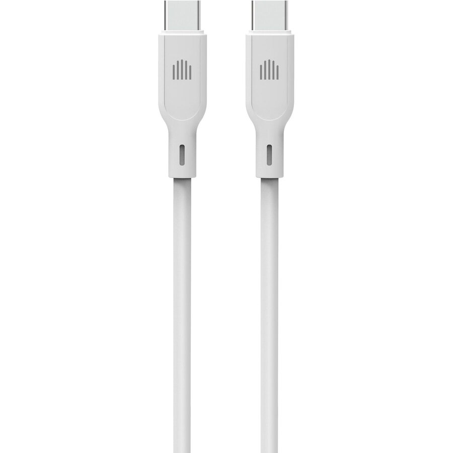 Oferte la Cablu de Date USB-C la USB-C Silicon 1.25m Alb