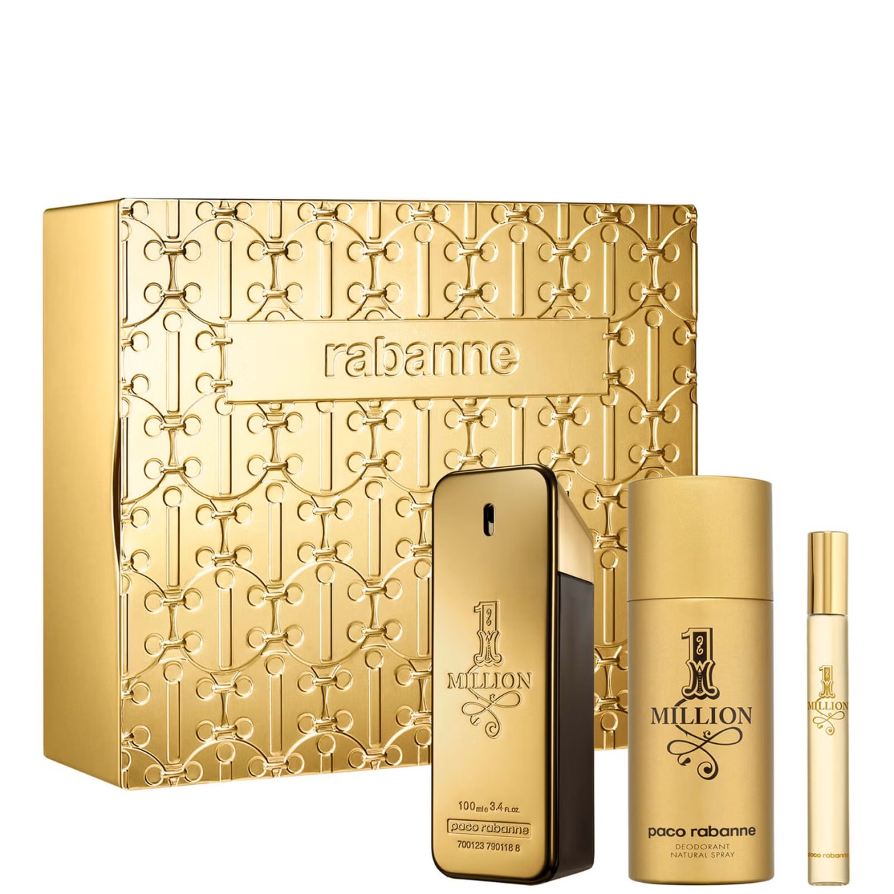 Oferte la Set cadou Set Cadou Paco Rabanne 1 Million, Barbati, Apa de Toaleta, 100 ml + Deodorant spray 150 ml + mini Apa de Toaleta, 10 ml
