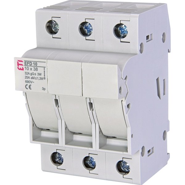 Oferte la Separator cu fuzibil ETI 002540004, pentru CH10x38, maxim 32A,3P EFD 10 3p