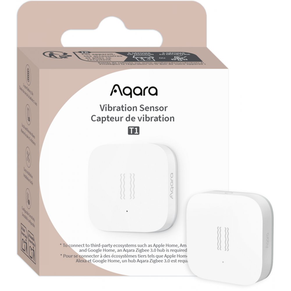 Oferte la Senzor de vibratie Aqara T1, Zigbee 3.0 / 6975833356560