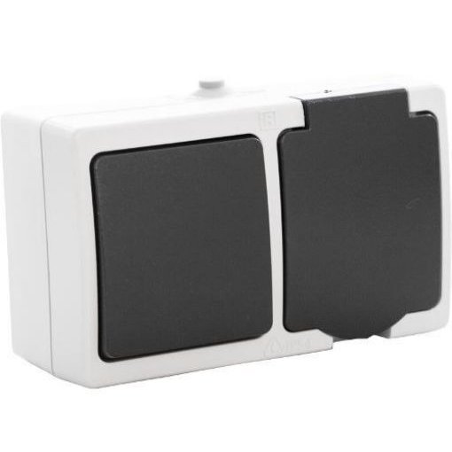 Oferte la Priza simpla cu intrerupator Starke ST00242, aparent gri