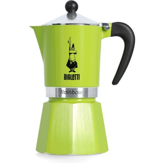 Oferte la Cafetiera Bialetti Rainbow 6tz 0.3L Aluminiu Thermoplastic Verde
