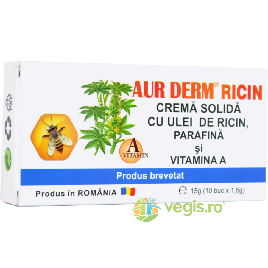 Oferte la Aur Derm Supozitoare Cu Ulei de Ricin 1.5g x10buc