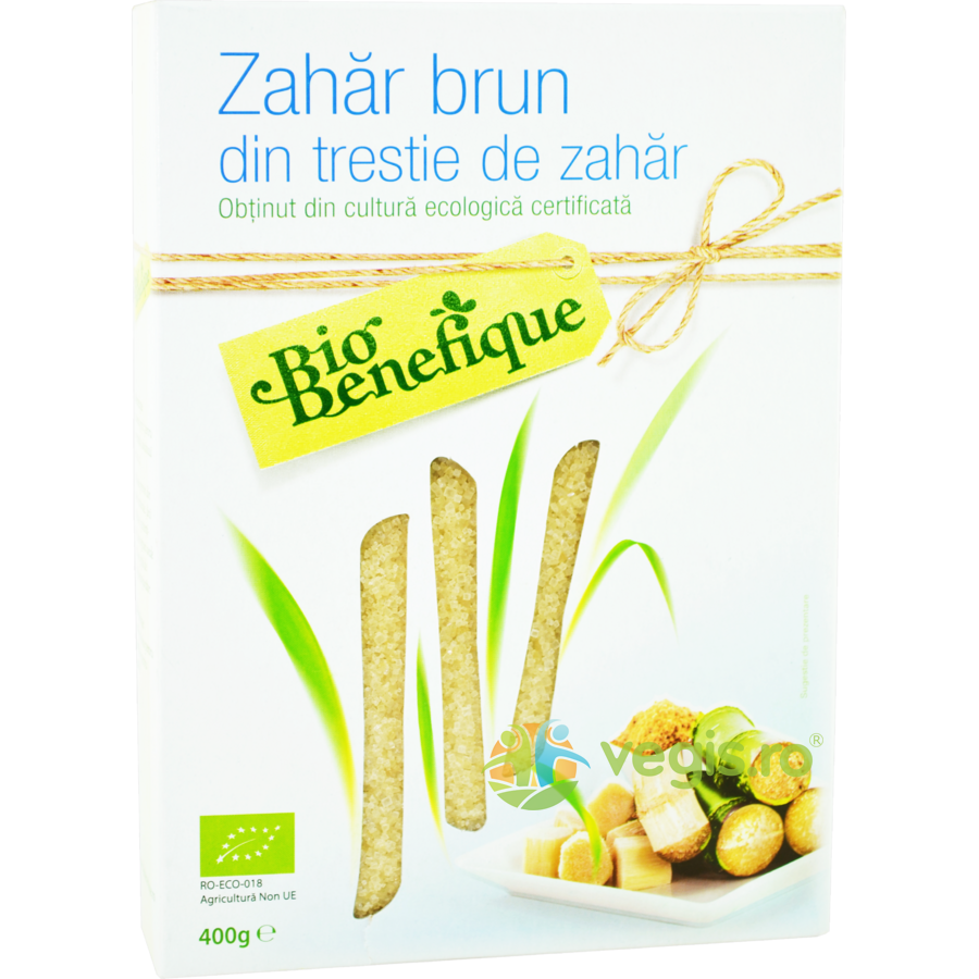 Oferte la Zahar Brun din Trestie de Zahar Ecologic/Bio 400g