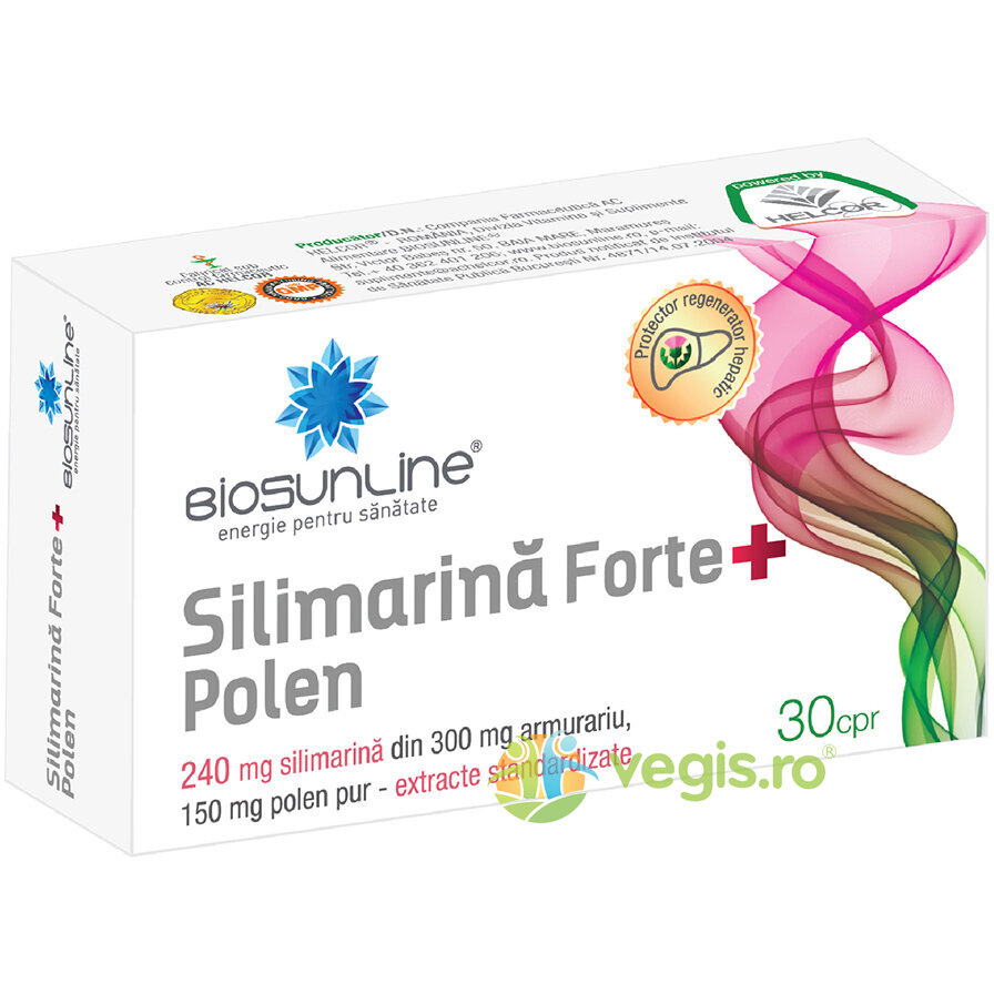 Oferte la Silimarina Forte + Polen 30cpr