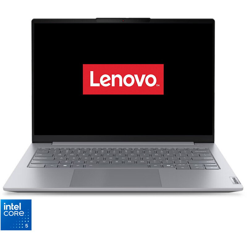 Laptop ThinkBook 14 G8 IRL 14 inch WUXGA Intel Core 5 210H 8GB DDR5 512GB SSD Arctic Grey