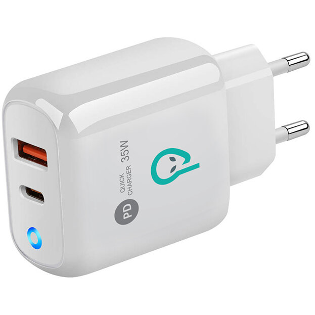 Oferte la Alimentator Retea Quick Charge 35W USB Type-C PD Alb